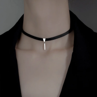 Sterling Silver INS Choker Necklace