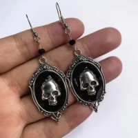 Vintage Skull Earrings